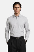 (Sample) Regular Fit Light Grey Shirt