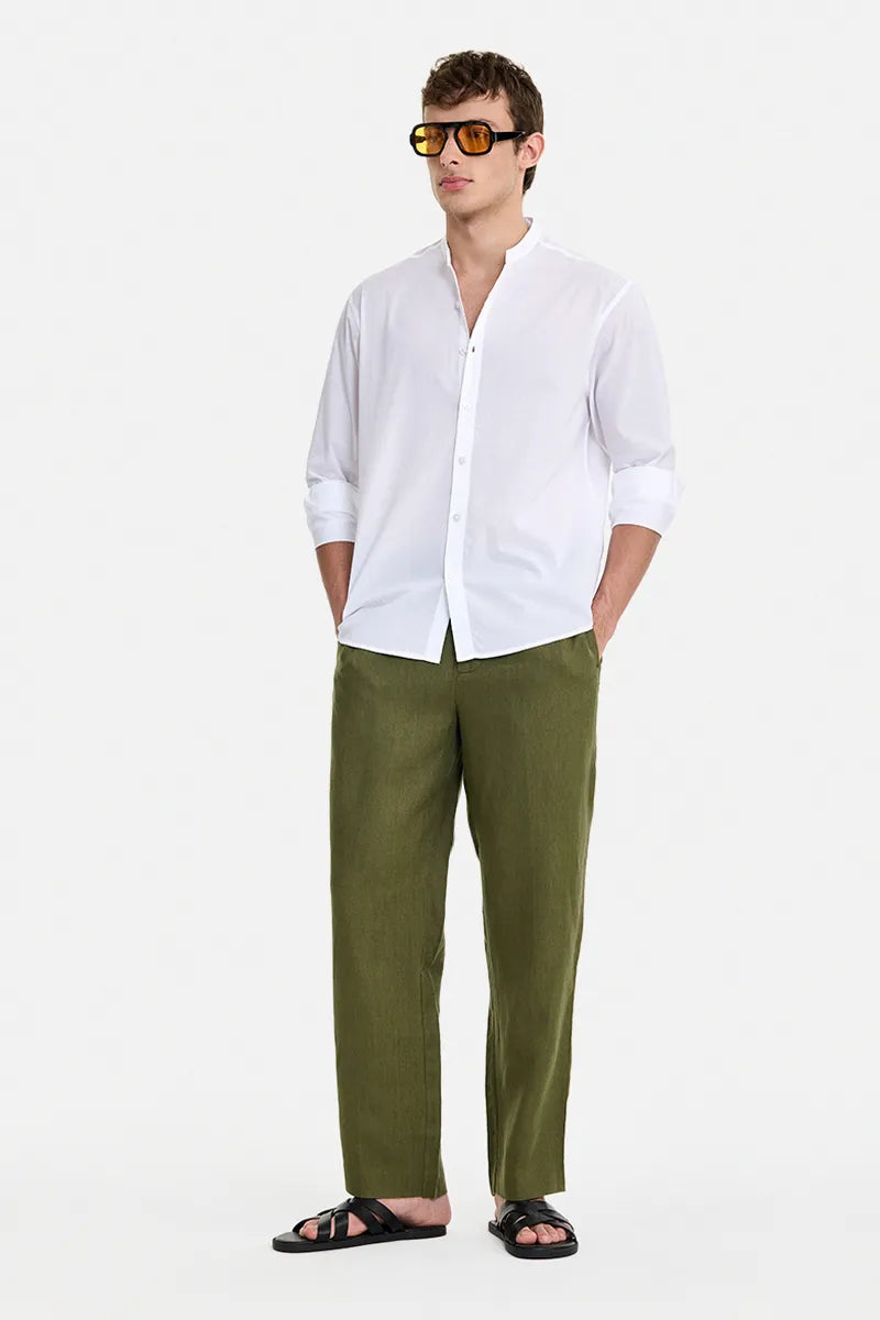 (Sample) 100% Cotton Mandarin Voile Shirt