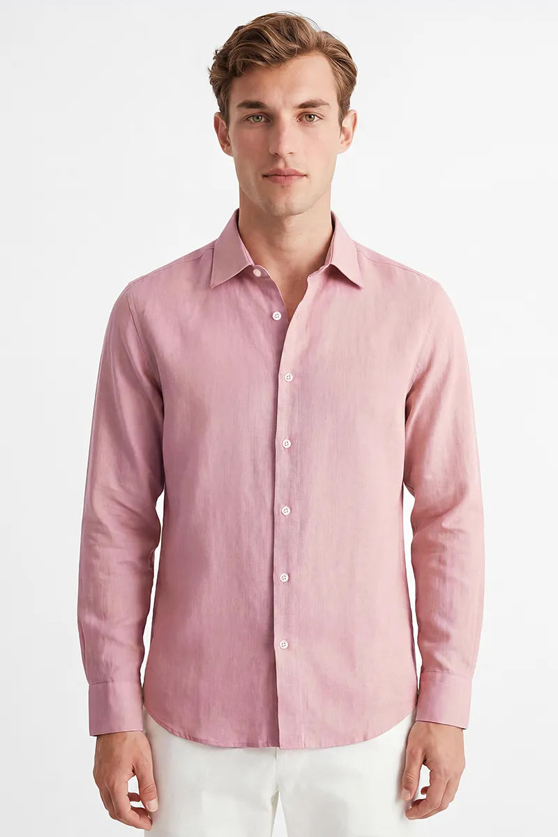 (Sample) Pink Regular Fit Shirt